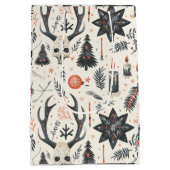 Yule, heidens, Noords, Zonnewende, Winter, Kerstmi Medium Cadeauzakje (Achterkant)