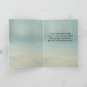 Yule Kaart gevouwen Wenskaart (Binnen)