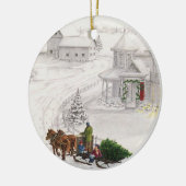 Yule Keramisch Ornament (Links)