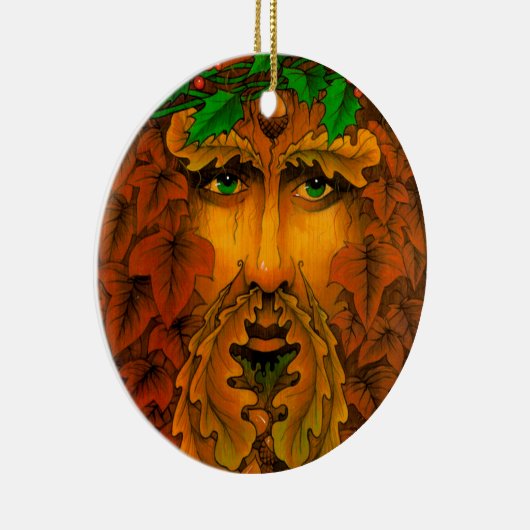 Yule King Keramisch Ornament (Rechts)