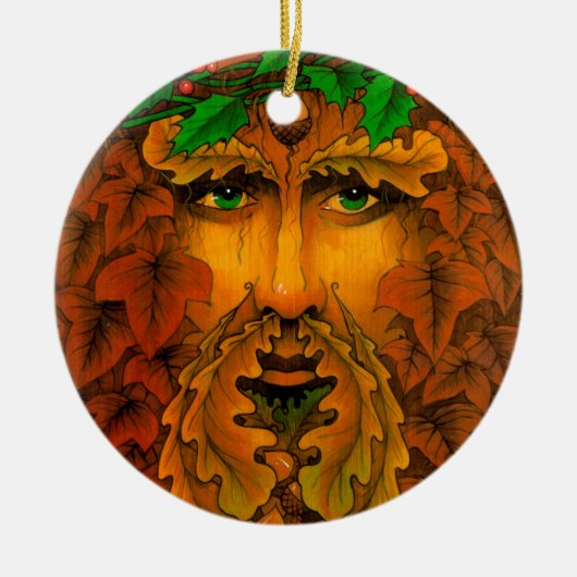 Yule King Keramisch Ornament (Voorkant)