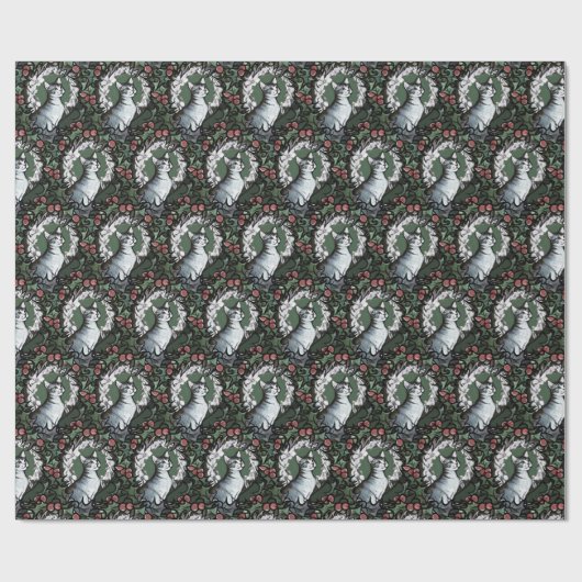 Yule Kitty Cat Cadeaupapier (Vlak)