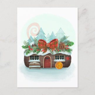 Yule Log House Briefkaart