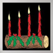 Yule Log Poster (Voorkant)