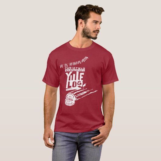 Yule Log T-shirt (Voorkant volledig)