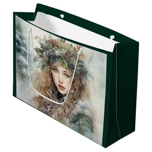 Yule Maiden Groot Cadeauzakje (Voorkant Gekanteld)