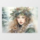 Yule Maiden Raamsticker (Vel)