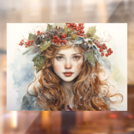 Yule Maiden Raamsticker