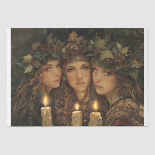 Yule Maidens Tissuepapier (Voorkant)