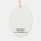 Yule Masque Ornament van Mary Layton (Achterkant)