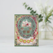 Yule Moon Briefkaart (Staand voorkant)