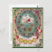 Yule Moon Briefkaart (Voorkant / Achterkant)