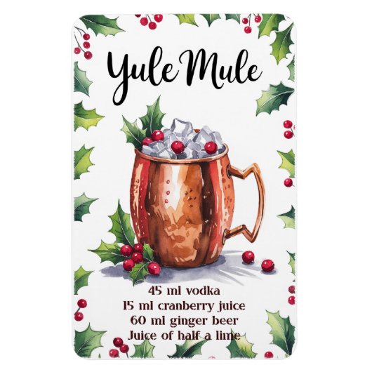 Yule Mule Magneet (Verticaal)
