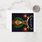 Yule Notitiekaartje (Voorkant / Achterkant in situ)