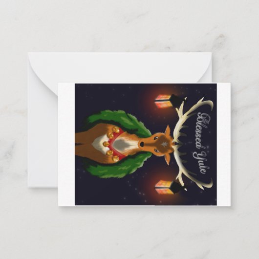 Yule Notitiekaartje (Voorkant)