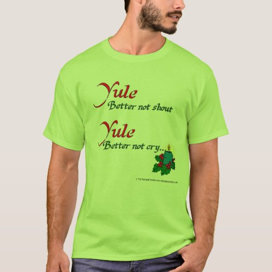 Yule/Odin komt naar de stad Basic T-Shirt (Voorkant)