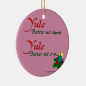 Yule/Odin komt naar de stad Keramisch Ornament (Rechts)