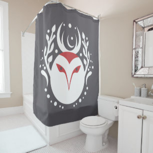 Yule Owl Douchegordijn
