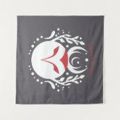 Yule Owl Wandkleed (Voorkant (horizontaal))