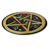 Yule Pentacle Pagan Winter Solstice Symbool Snijplank (Hoek)