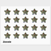 Yule Puppy Star Sticker (Vel)