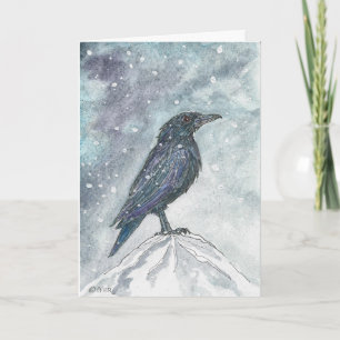 Yule Raven in Snow Kaart - Revised