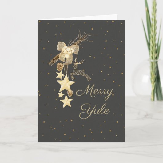 Yule Sabbat Wenskaart Feestdagen Kaart (Voorkant)