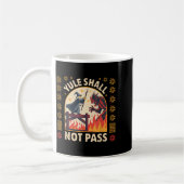 Yule Shall Not P Fantasy Krampus Holiday Pun Funny Koffiemok (Links)