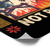 Yule Shall Not P Fantasy Krampus Holiday Pun Funny Poster (Hoek)