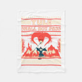 Yule Shall Not P Fantasy Wizard Holiday Pun Funny  Fleece Deken (Voorkant)