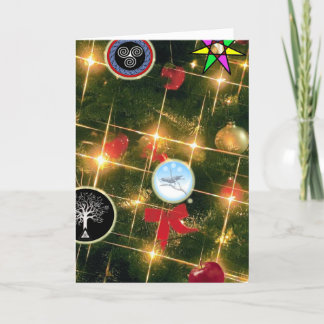 Yule - Shining Yule Feestdagen Kaart