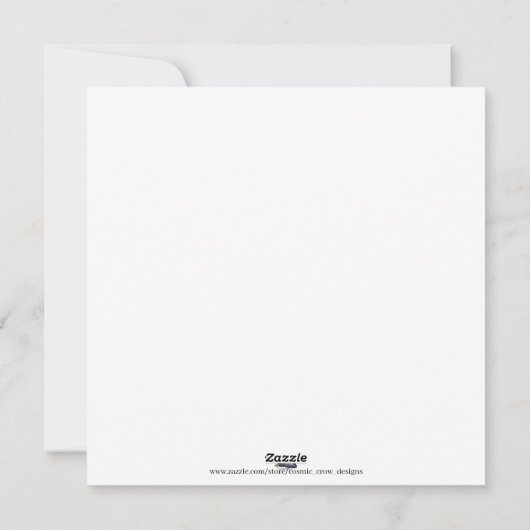 Yule Skull Gothic Christmas Poinsettia Candy Cane Feestdagenkaart (Achterkant)