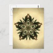 Yule Star Briefkaart (Voorkant / Achterkant)