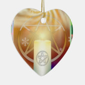 Yule Sun Keramisch Ornament (Rechts)