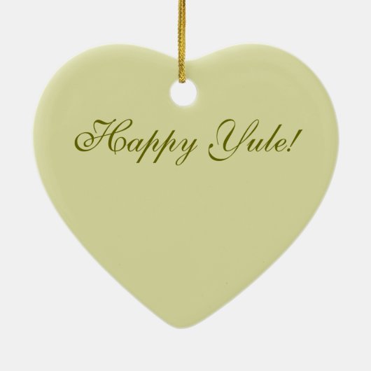 Yule Sun Keramisch Ornament (Achterkant)