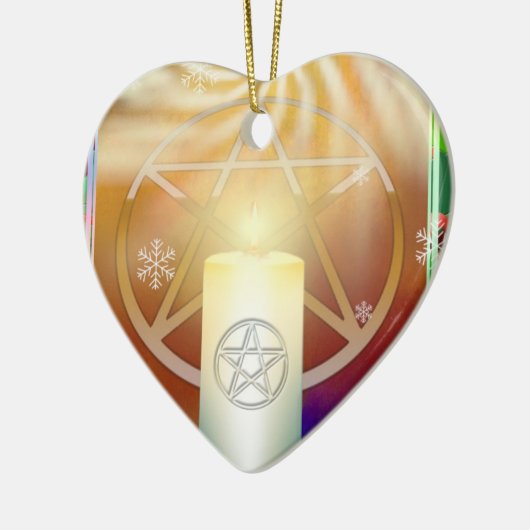 Yule Sun Keramisch Ornament (Links)