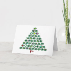 Yule - Sun Tree Feestdagen Kaart