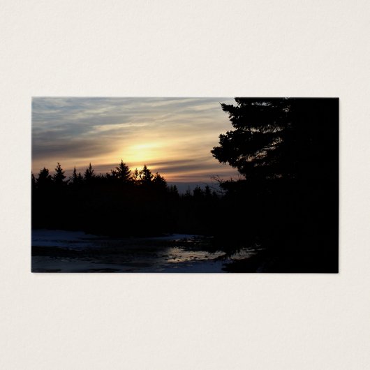 Yule Sunrise Visitekaartje (Voorkant)