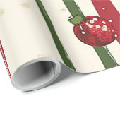 Yule Tide #2 Kerstinpakpapier Cadeaupapier (Rol Hoek)