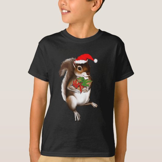 Yule Tide Squirrel Shirt (Voorkant)