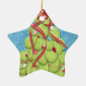 Yule Tree Keepsake-Ornament Keramisch Ornament (Voorkant)