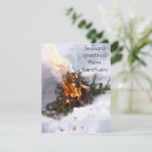 Yule Wenskaart Collectie Bedankkaart (Staand voorkant)