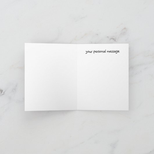 Yule Winter bomen op plaid Kaart (Binnen)