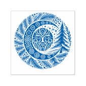 Yule Winter Solstice Greenman                      Zelfinktende Stempel (Design)