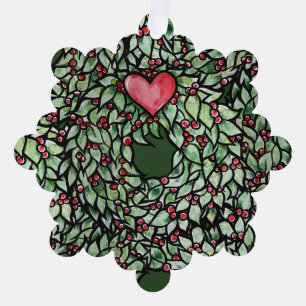 Yule Wreath Ornament Kaart