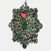 Yule Wreath Ornament Kaart (Links)