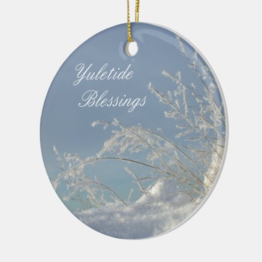 Yuletide Blessings Ornament (Links)