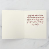 Yuletide Carol Bell Kaart (Binnen)