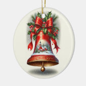Yuletide Carol Bell Keramisch Ornament (Links)