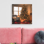 Yuletide Charm Canvas Afdruk (Insitu (Woonkamer))